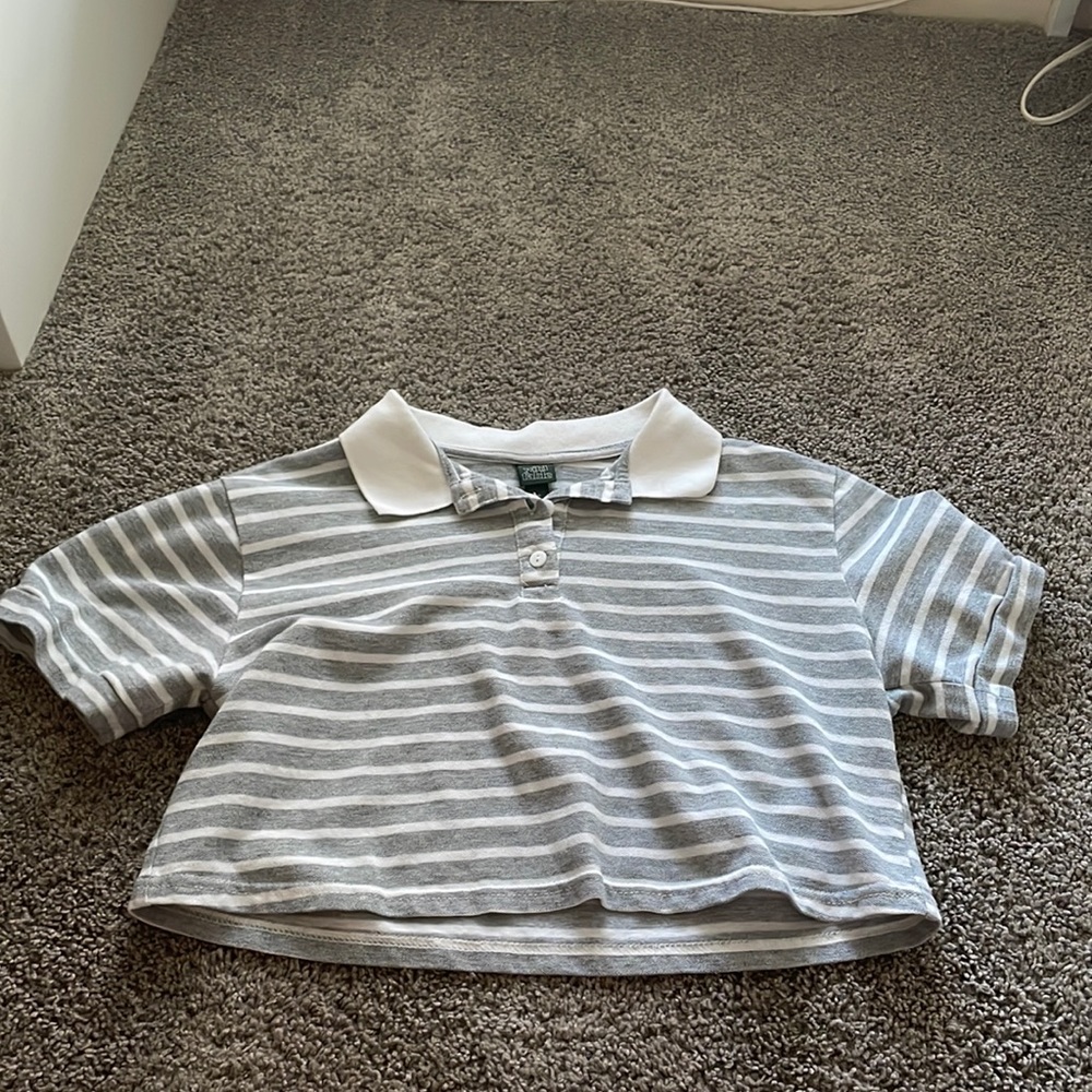Cropped Collared Shirt
